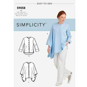 Simplicity Sewing‎ Pattern 10425 Misses Shirt Size 6-14